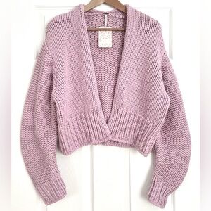 NWT Free People Glow For It Cardigan Size L